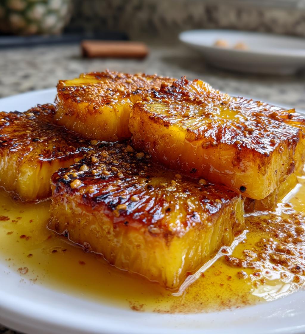 grilled pineapple