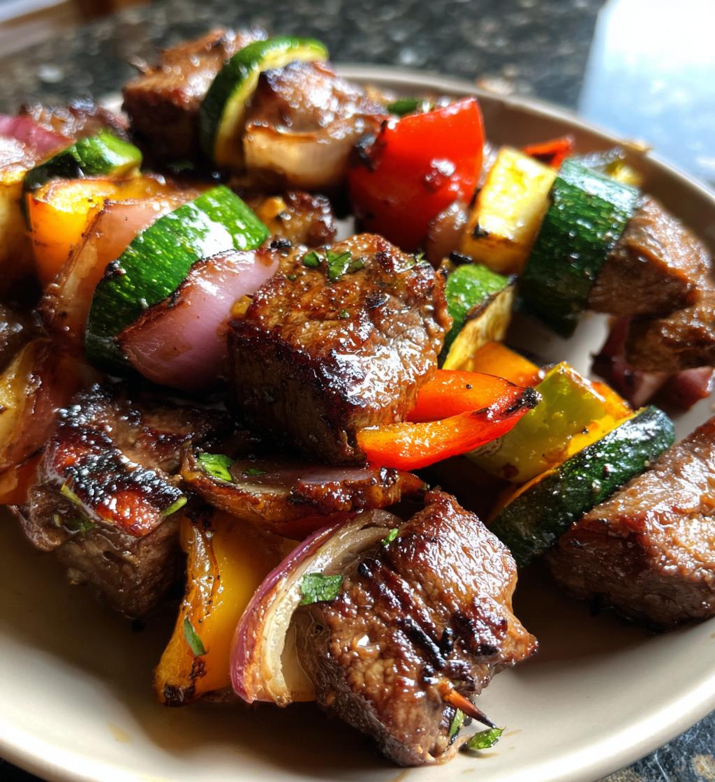 grilled steak kabobs