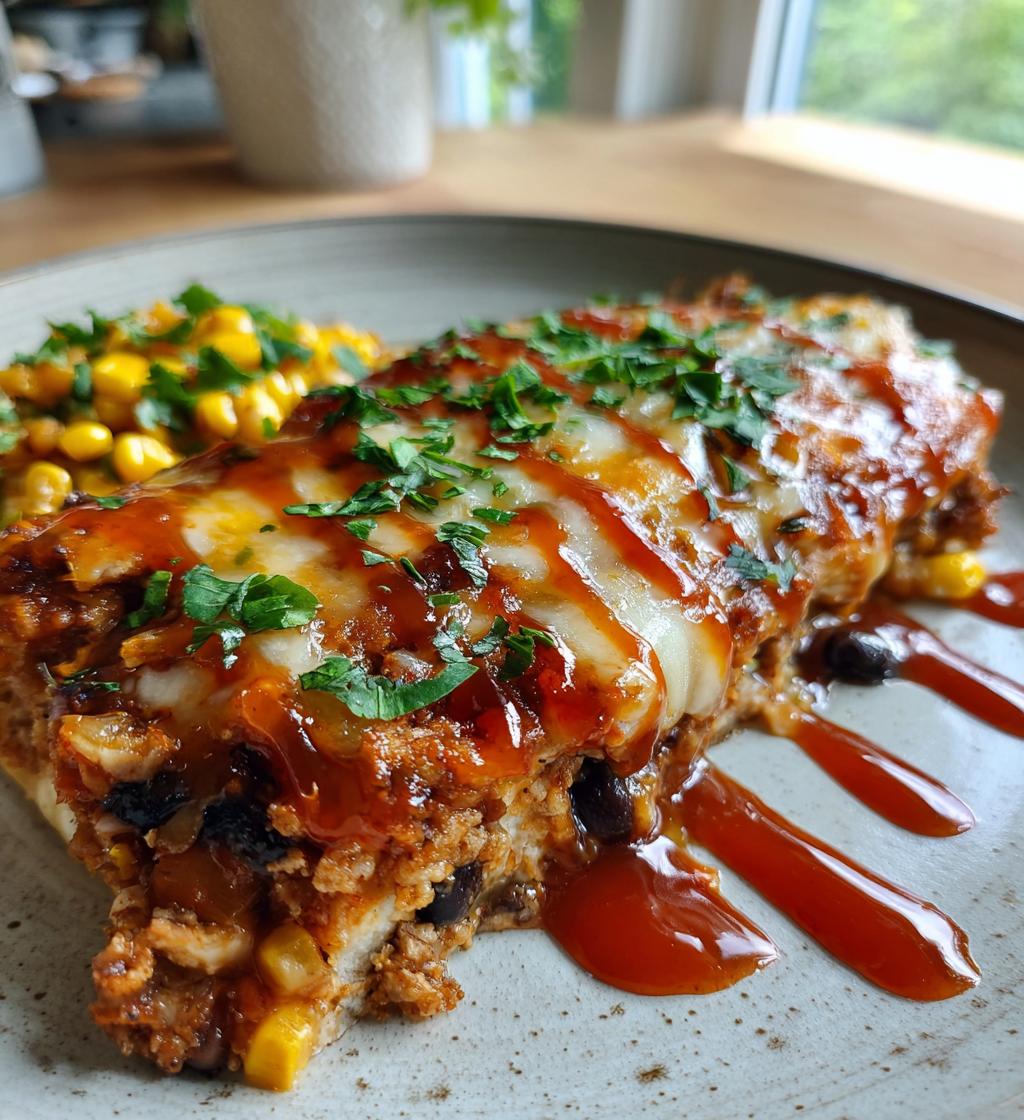 ground turkey black bean enchiladas - detail 1