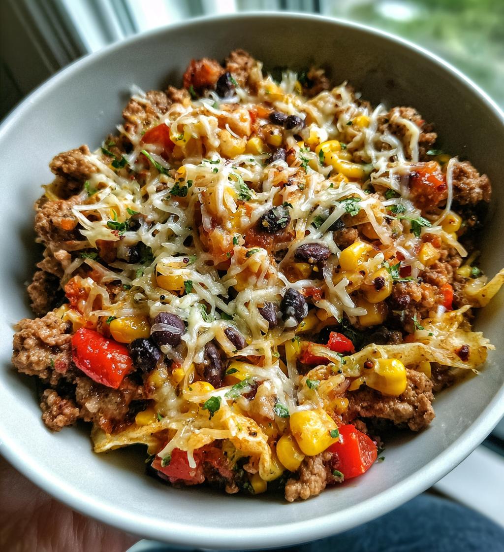 ground turkey taco skillet