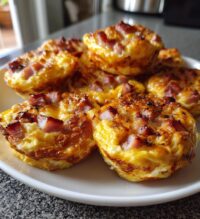 ham and cheese egg cups