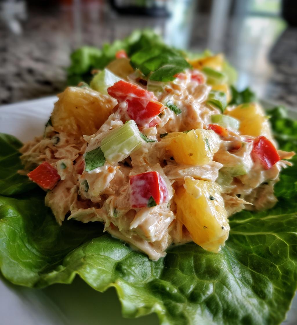 hawaiian chicken salad - detail 1