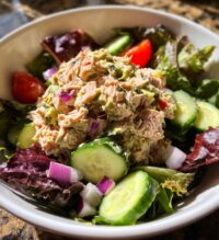 healthy avocado tuna salad