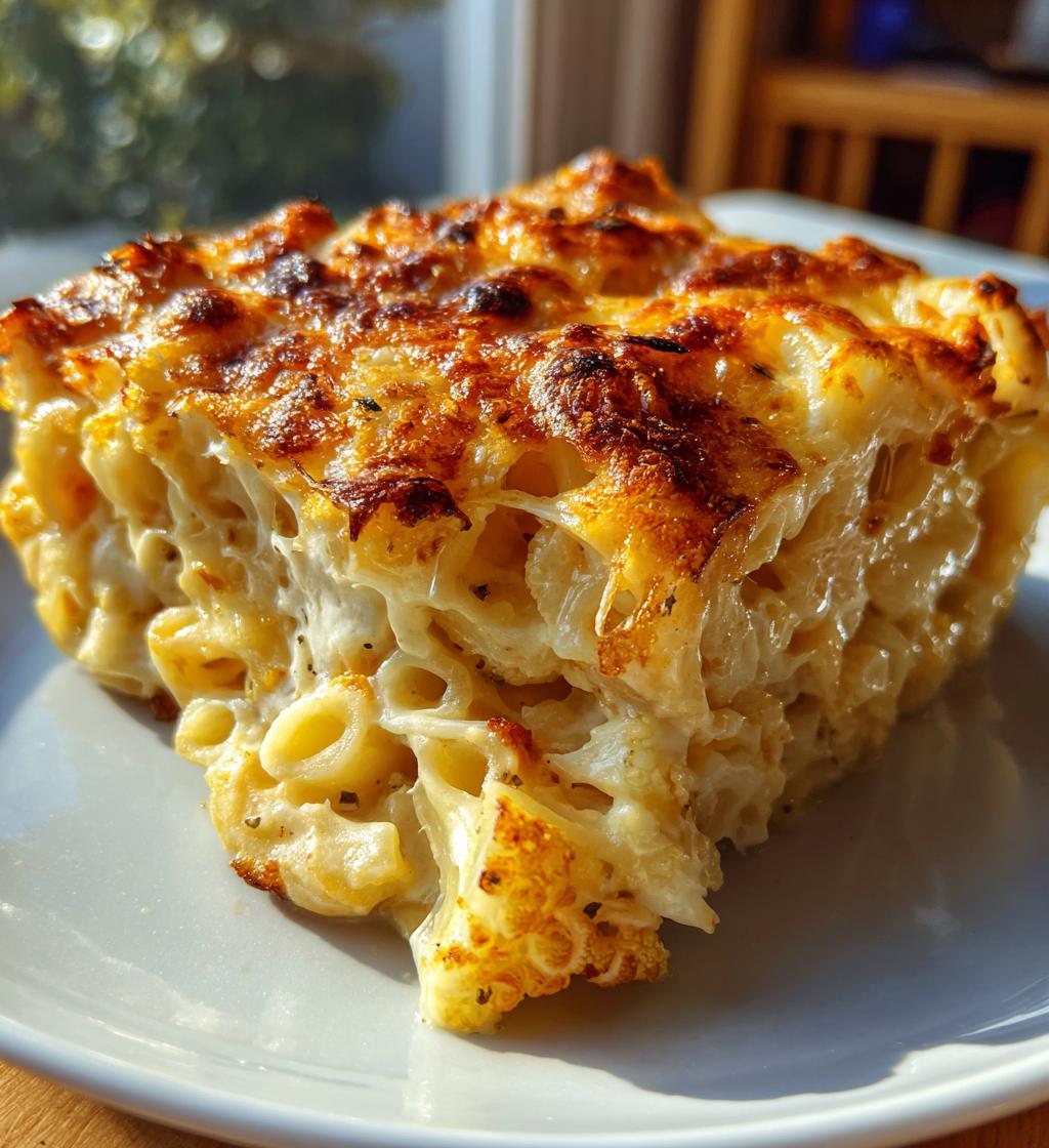 healthy baked mac and cheese