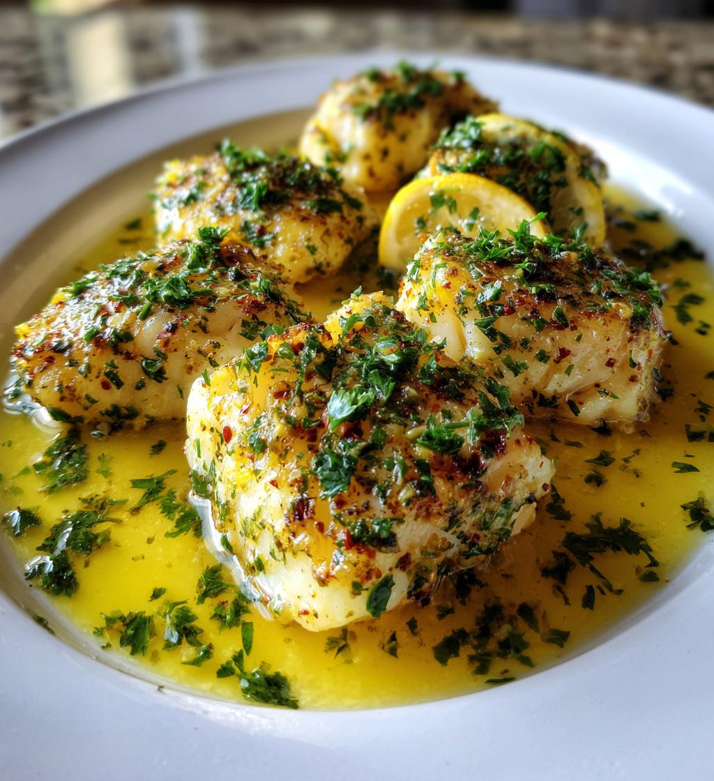 healthy lemon butter baked cod recipe - detail 1