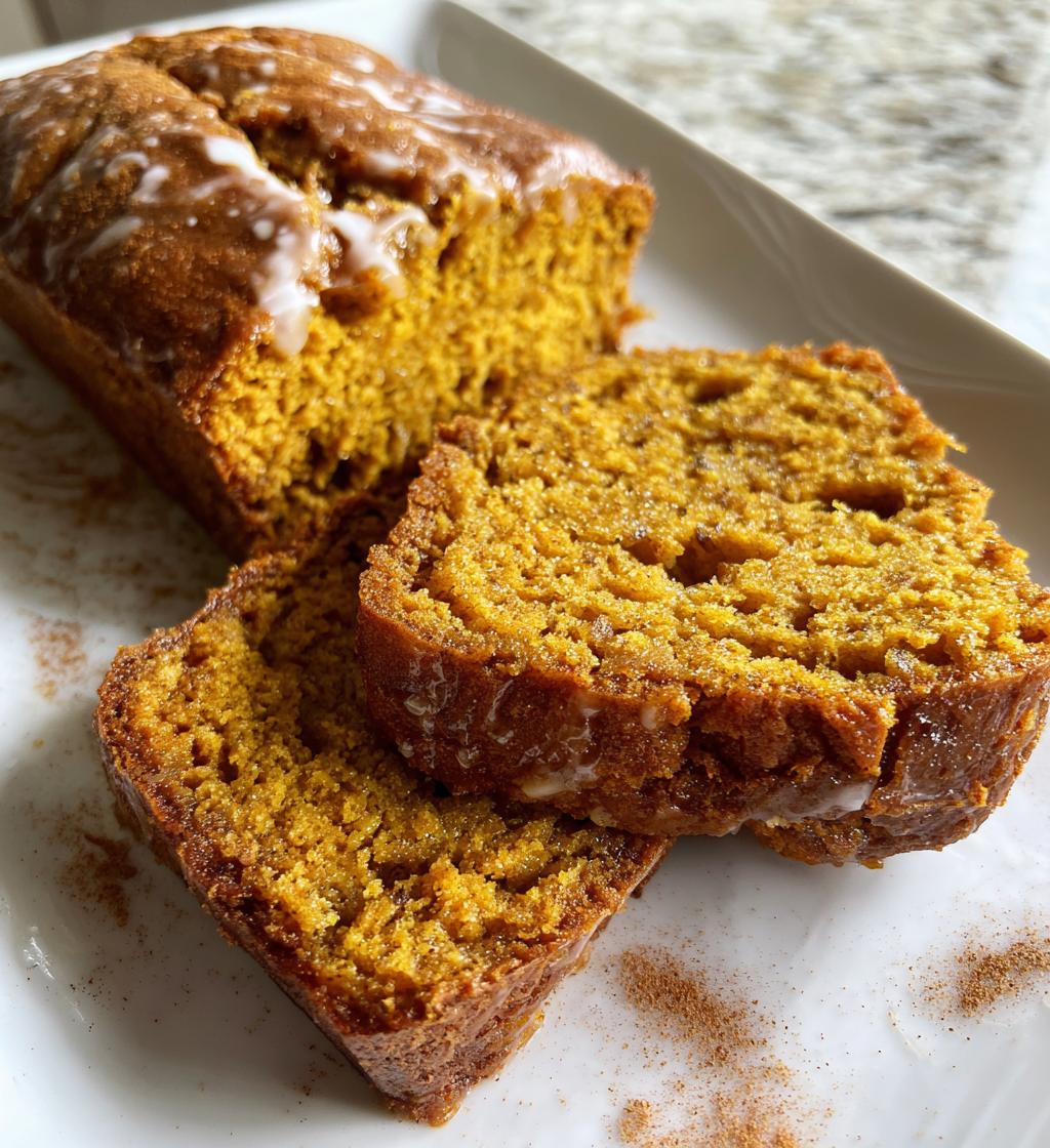 healthy no added sugar pumpkin banana bread - detail 1