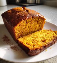 healthy no added sugar pumpkin banana bread