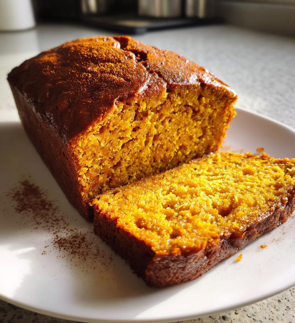 healthy no added sugar pumpkin banana bread