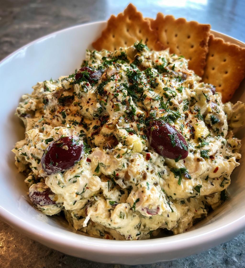 herbed cream cheese olive tapenade - detail 1