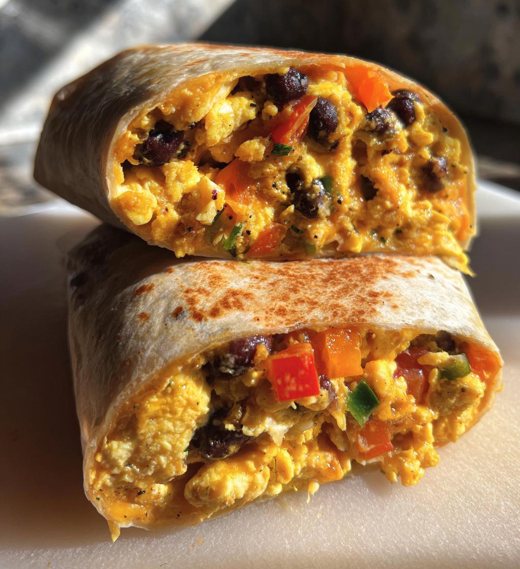 high protein breakfast burritos