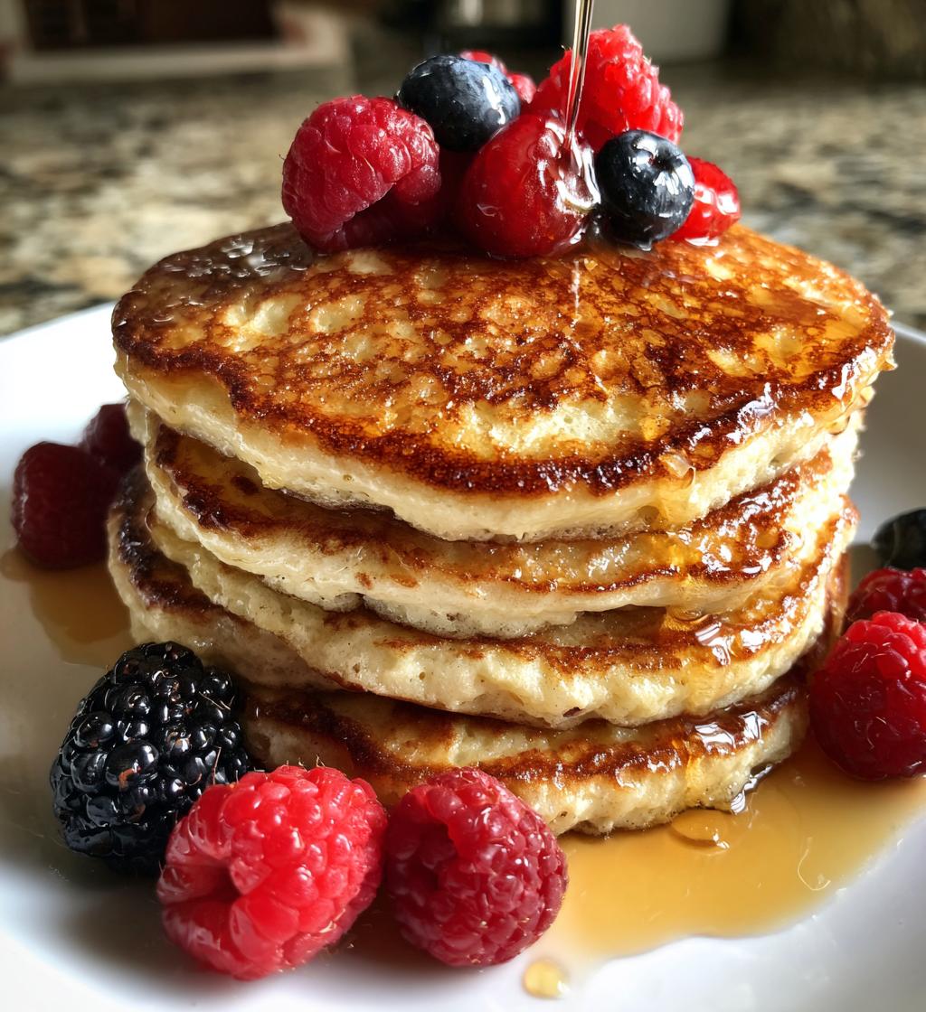 high protein cottage cheese pancakes - detail 1