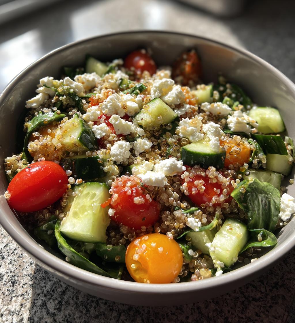 high protein salad - detail 1