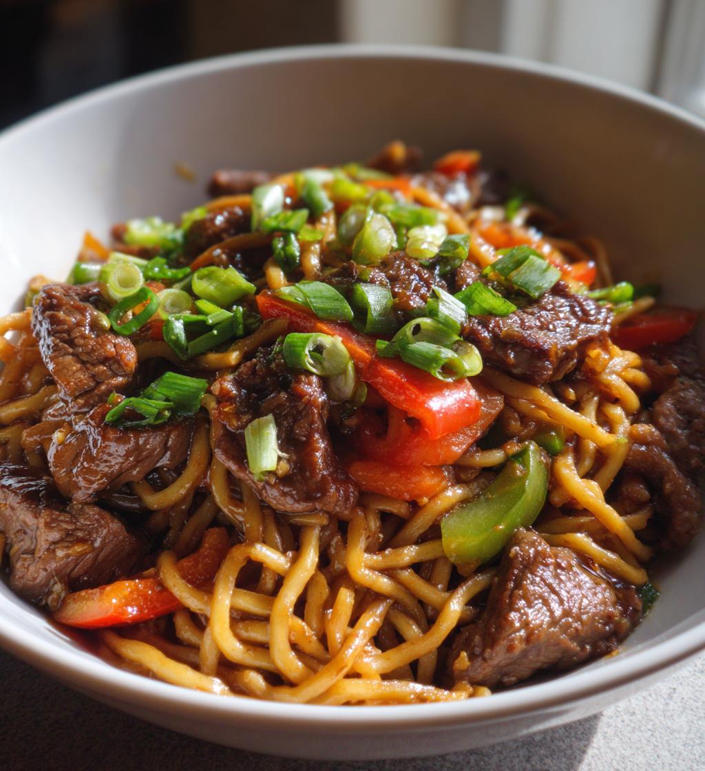 hoisin beef noodles a bold flavor packed delight - detail 1