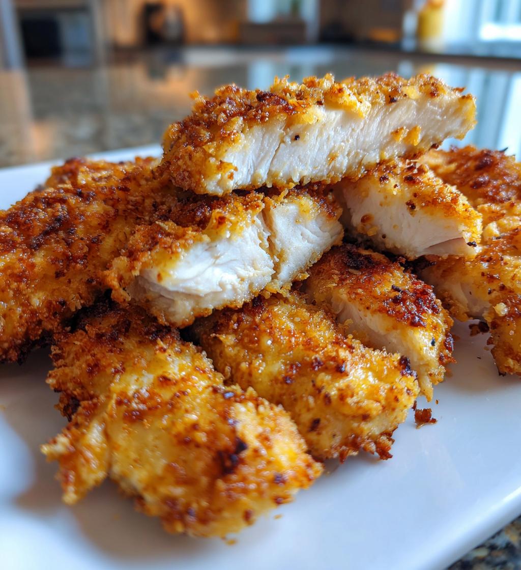 homemade baked chicken tenders - detail 1