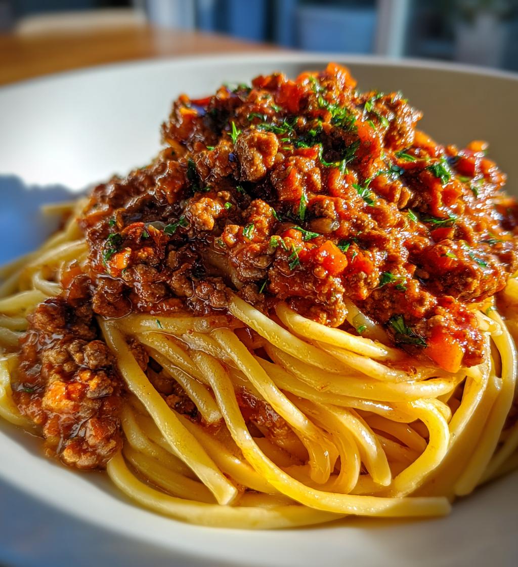 homemade bolognese sauce