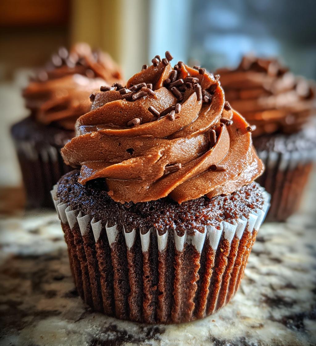 homemade moist chocolate cupcakes