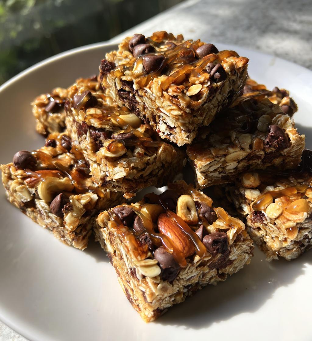 homemade no bake granola bars
