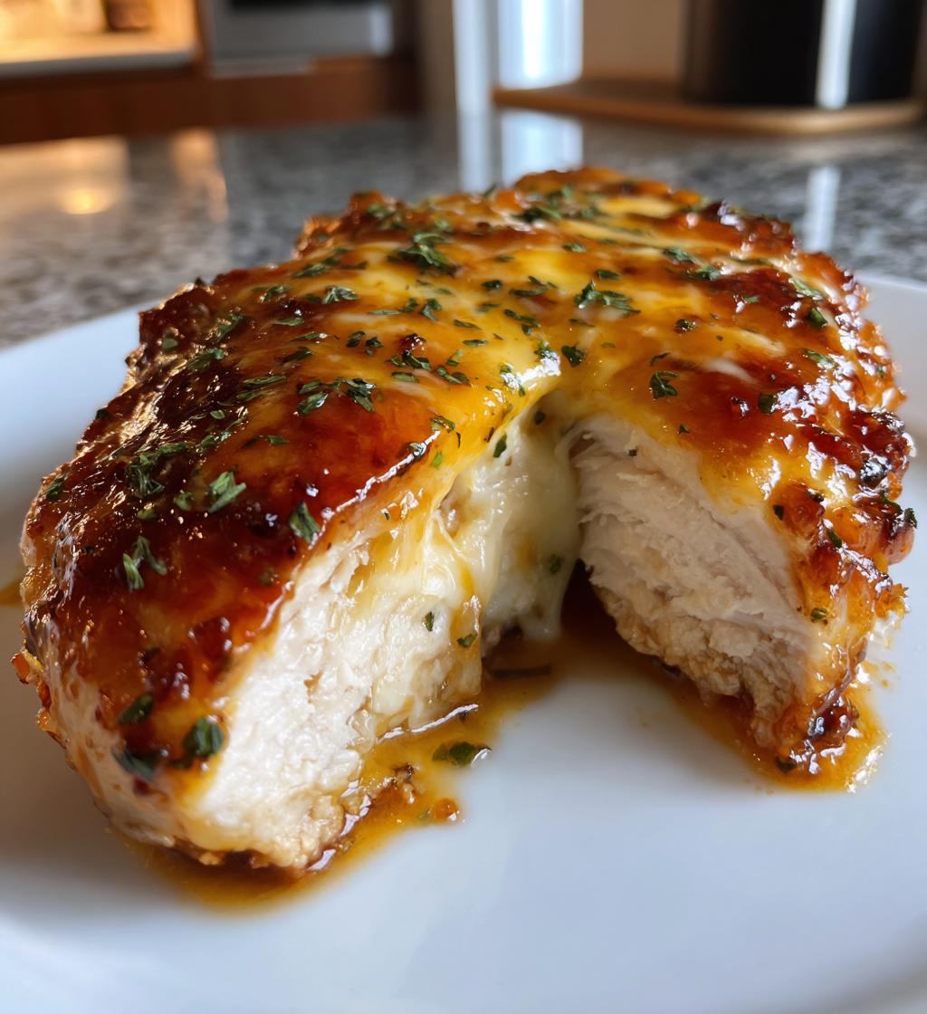 honey mustard chicken with cheese