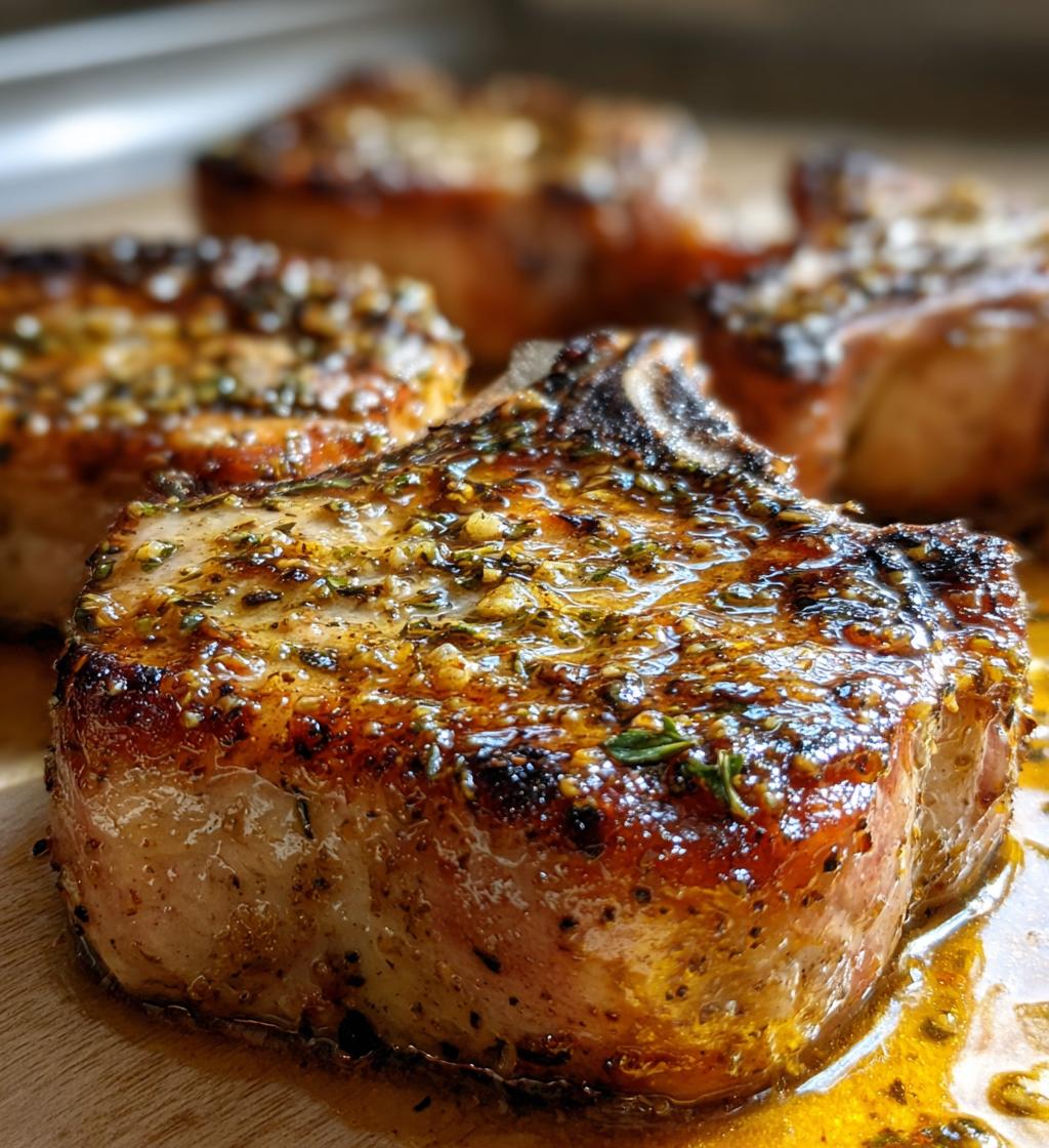 honey mustard pork chops