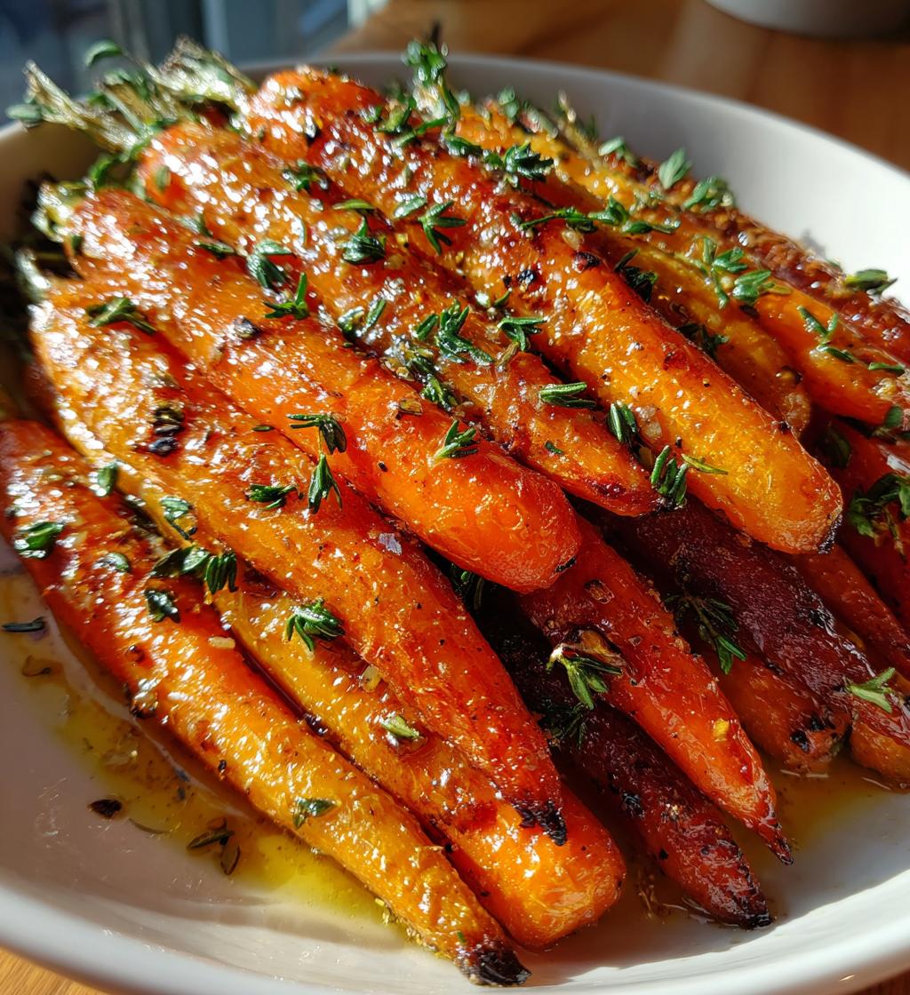 honey roasted carrots - detail 1