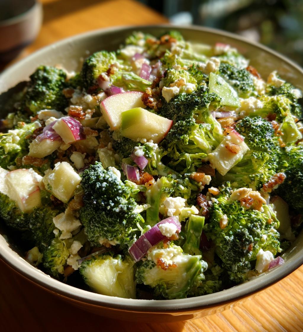 honeycrisp apple broccoli salad
