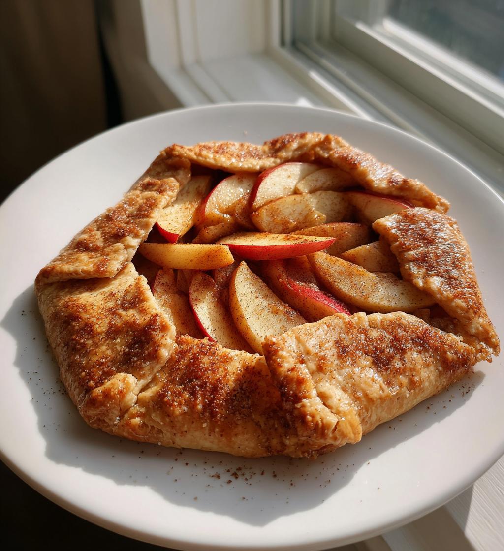 honeycrisp apple galette - detail 1