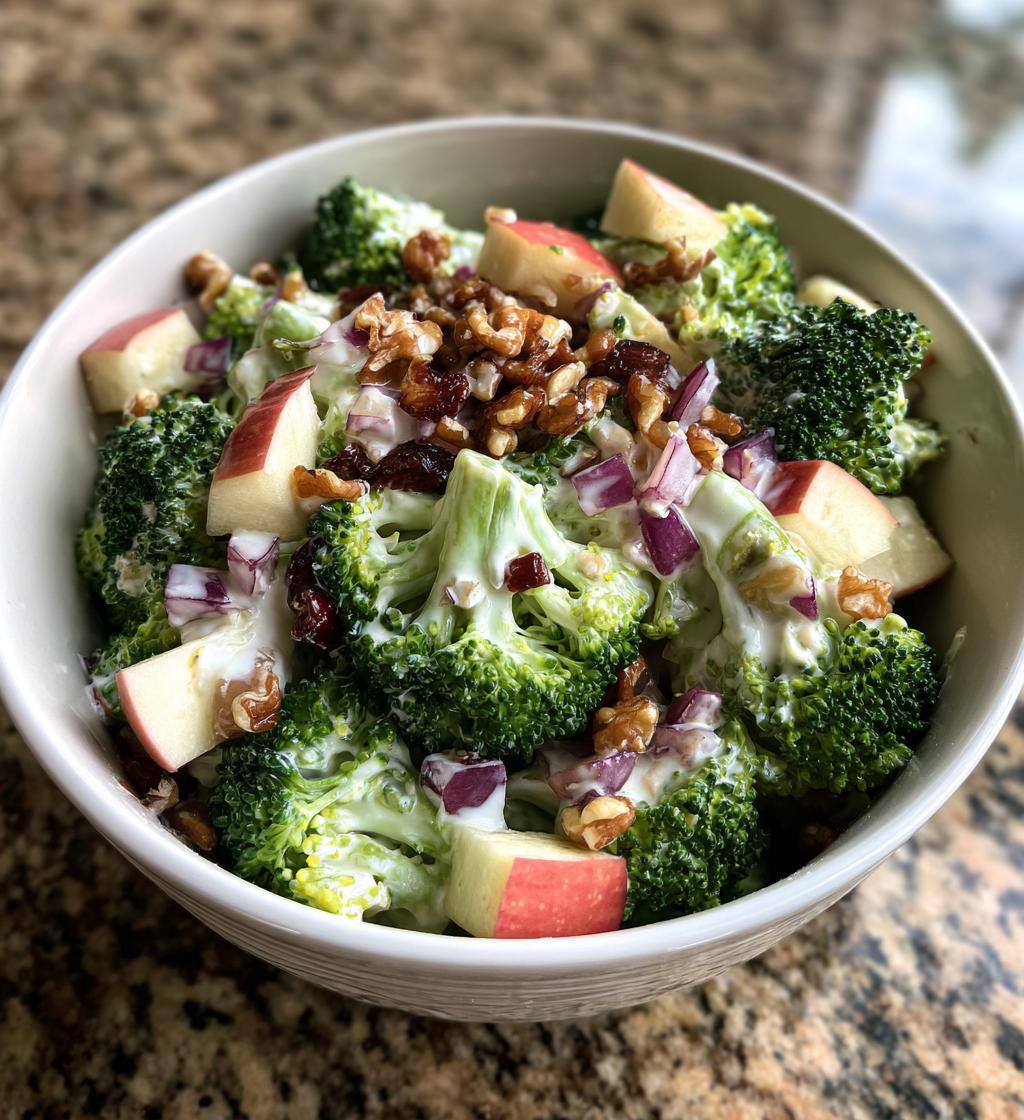 honeycrisp broccoli salad - detail 1