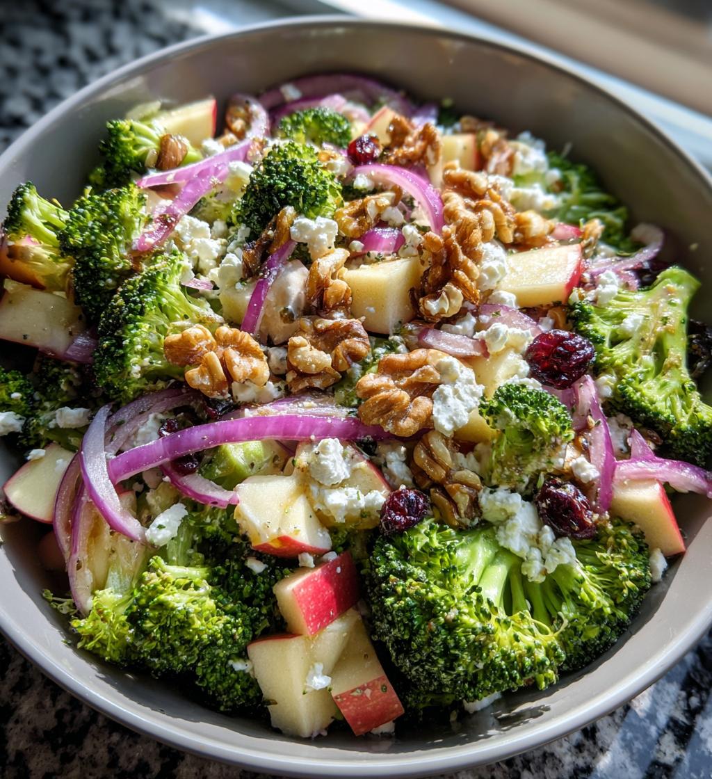 honeycrisp broccoli salad - detail 1