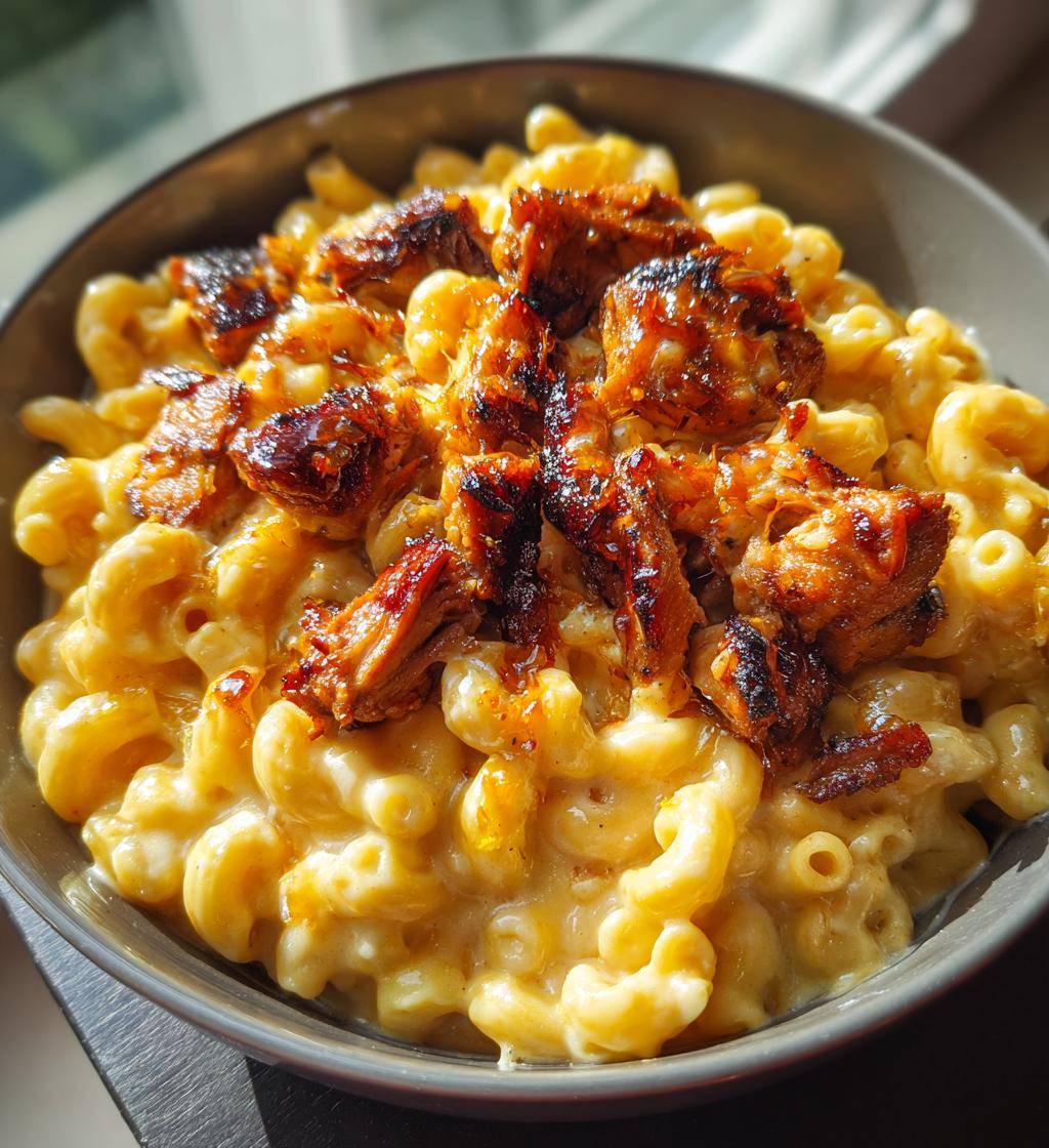 hot honey chicken mac n cheese - detail 1
