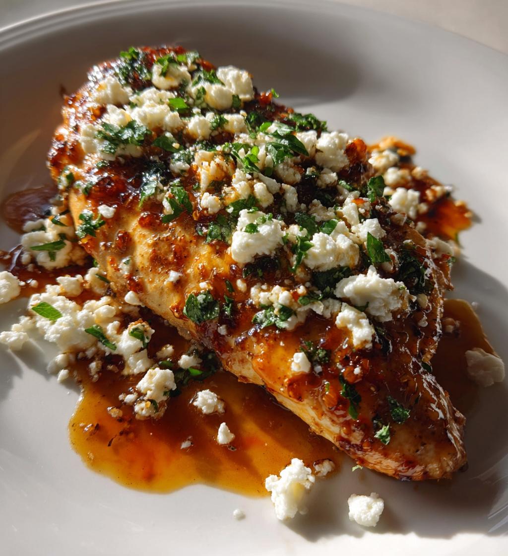 hot honey feta chicken