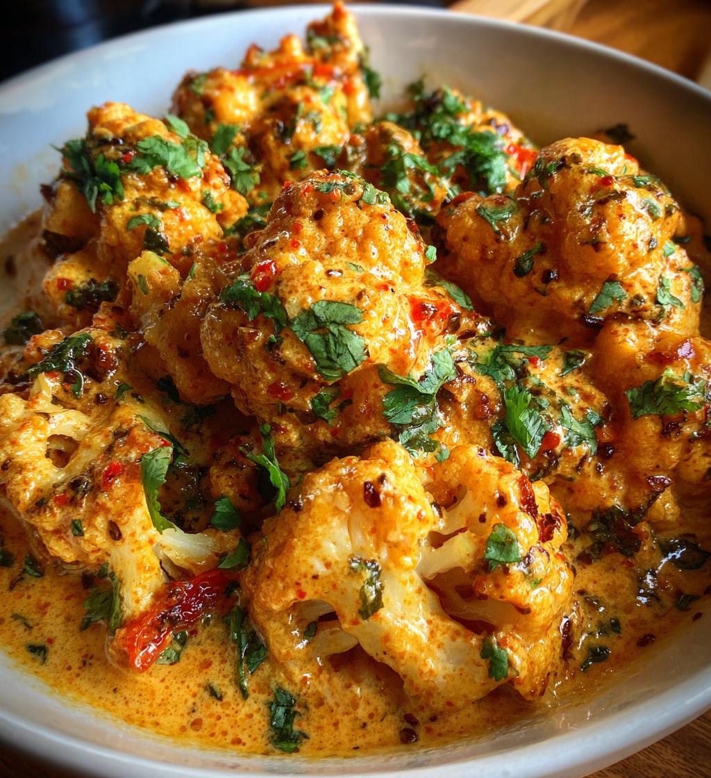 indian butter cauliflower - detail 1