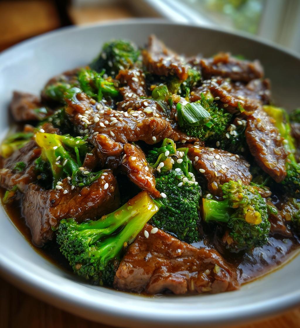 instant pot beef and broccoli - detail 1