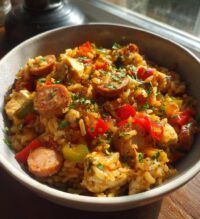 instant pot chicken and sausage jambalaya