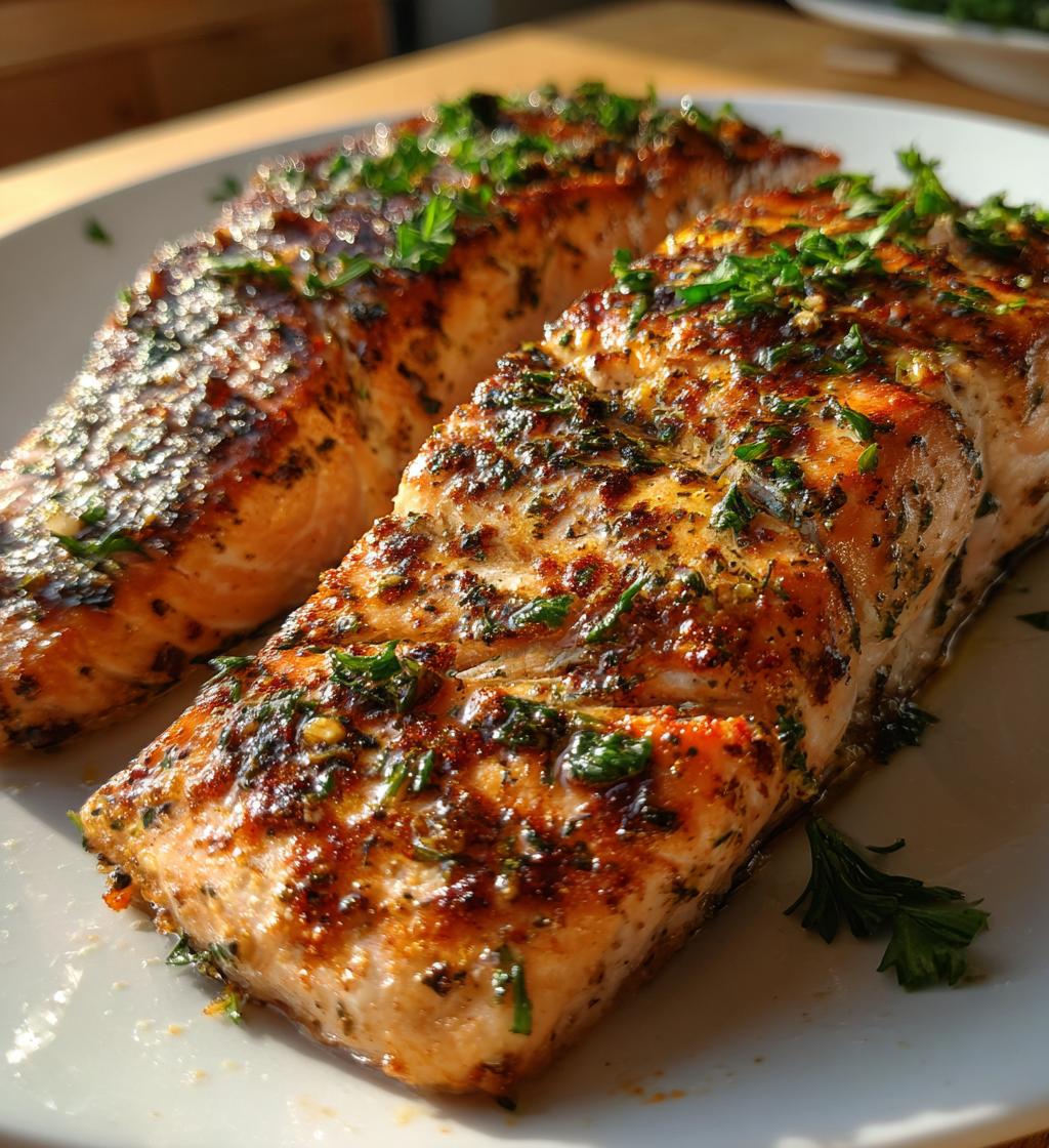 irresistible grilled salmon with the best salmon seasoning