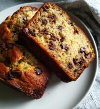irresistible super moist chocolate chip banana bread