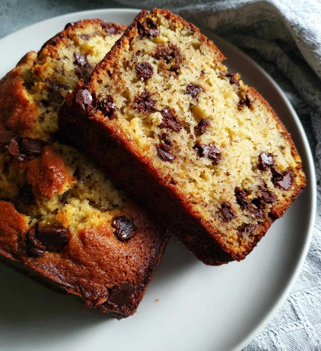 irresistible super moist chocolate chip banana bread