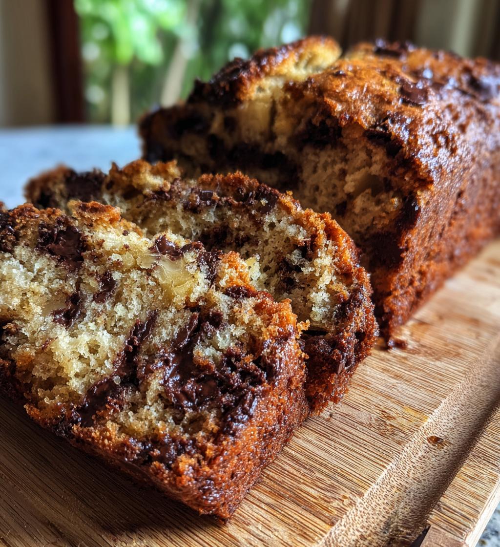 irresistible super moist chocolate chip banana bread