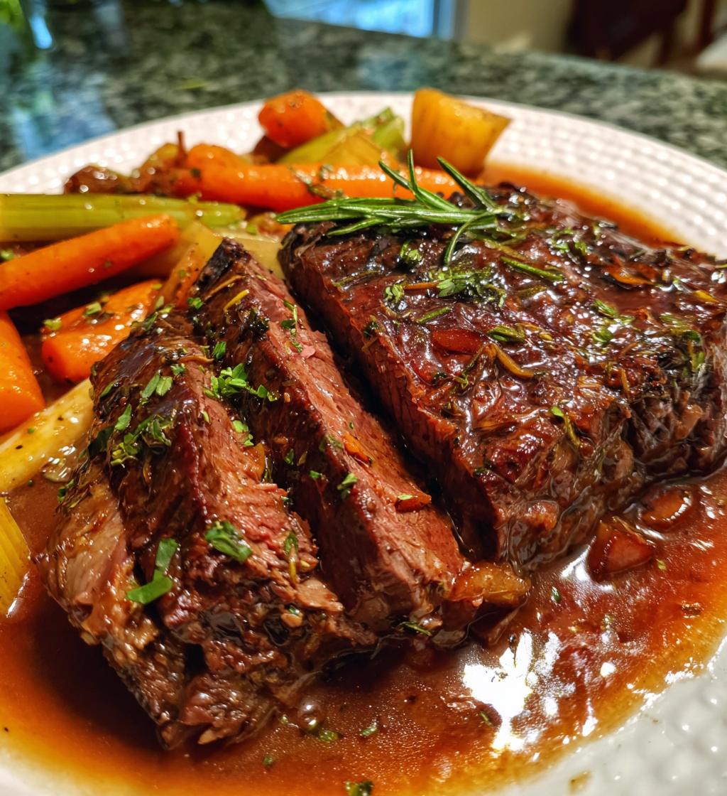italian pot roast stracotto - detail 1