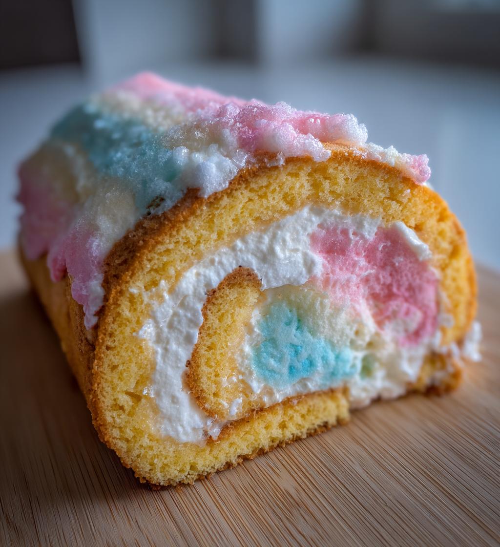 japanese cotton candy swiss cake roll