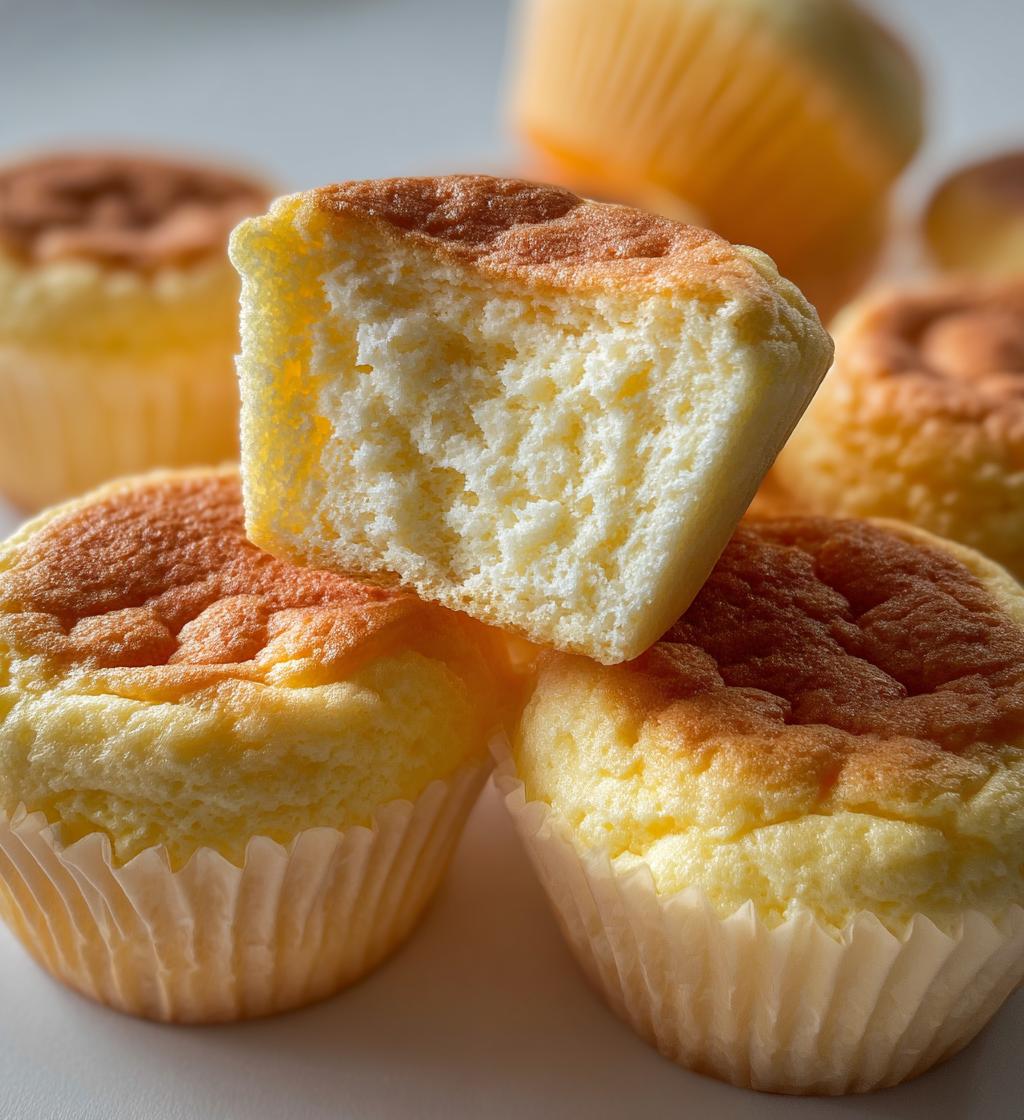 japanese cotton cheesecake cupcakes