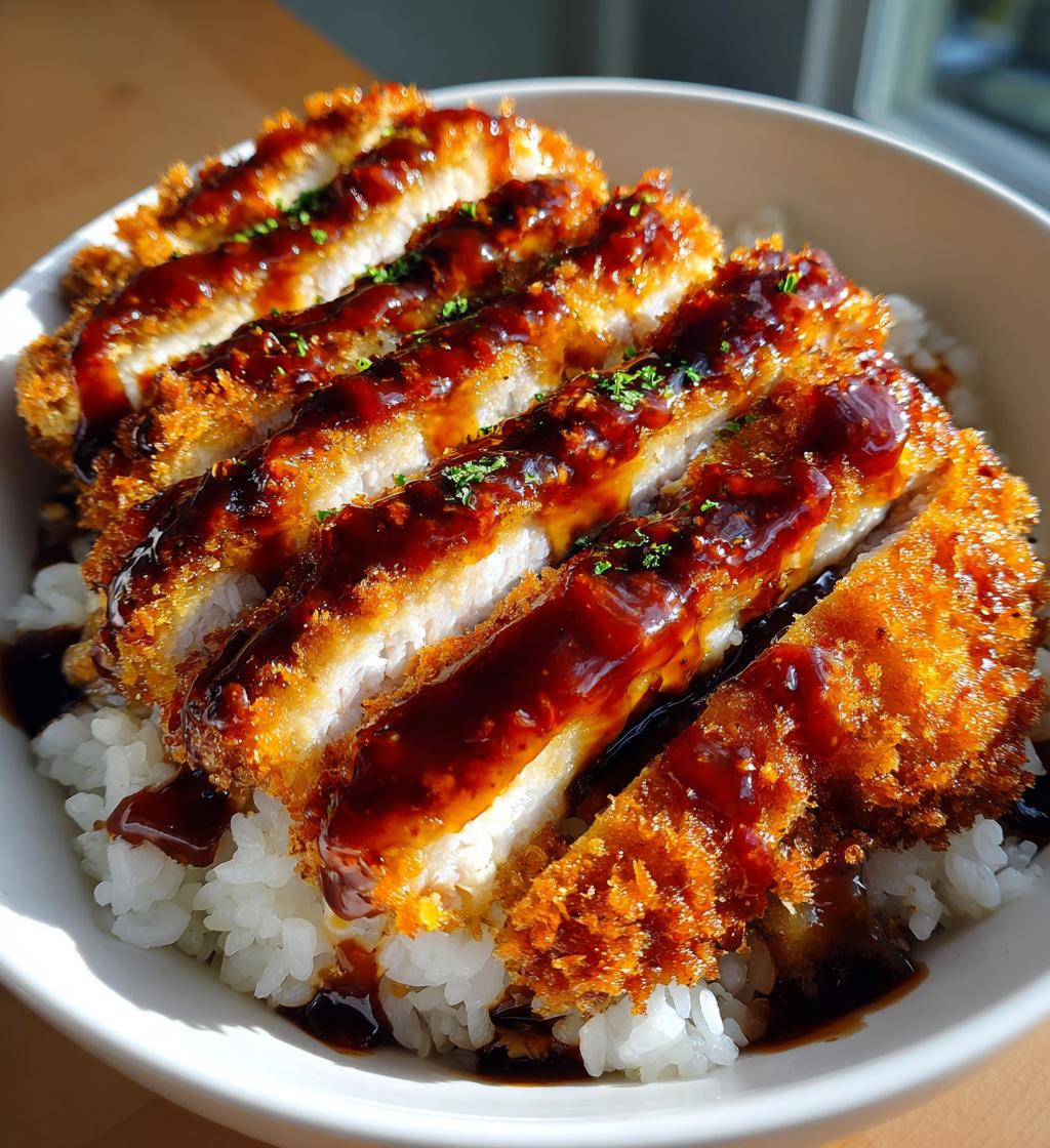 japanese katsu bowls with tonkatsu sauce 2 - detail 1