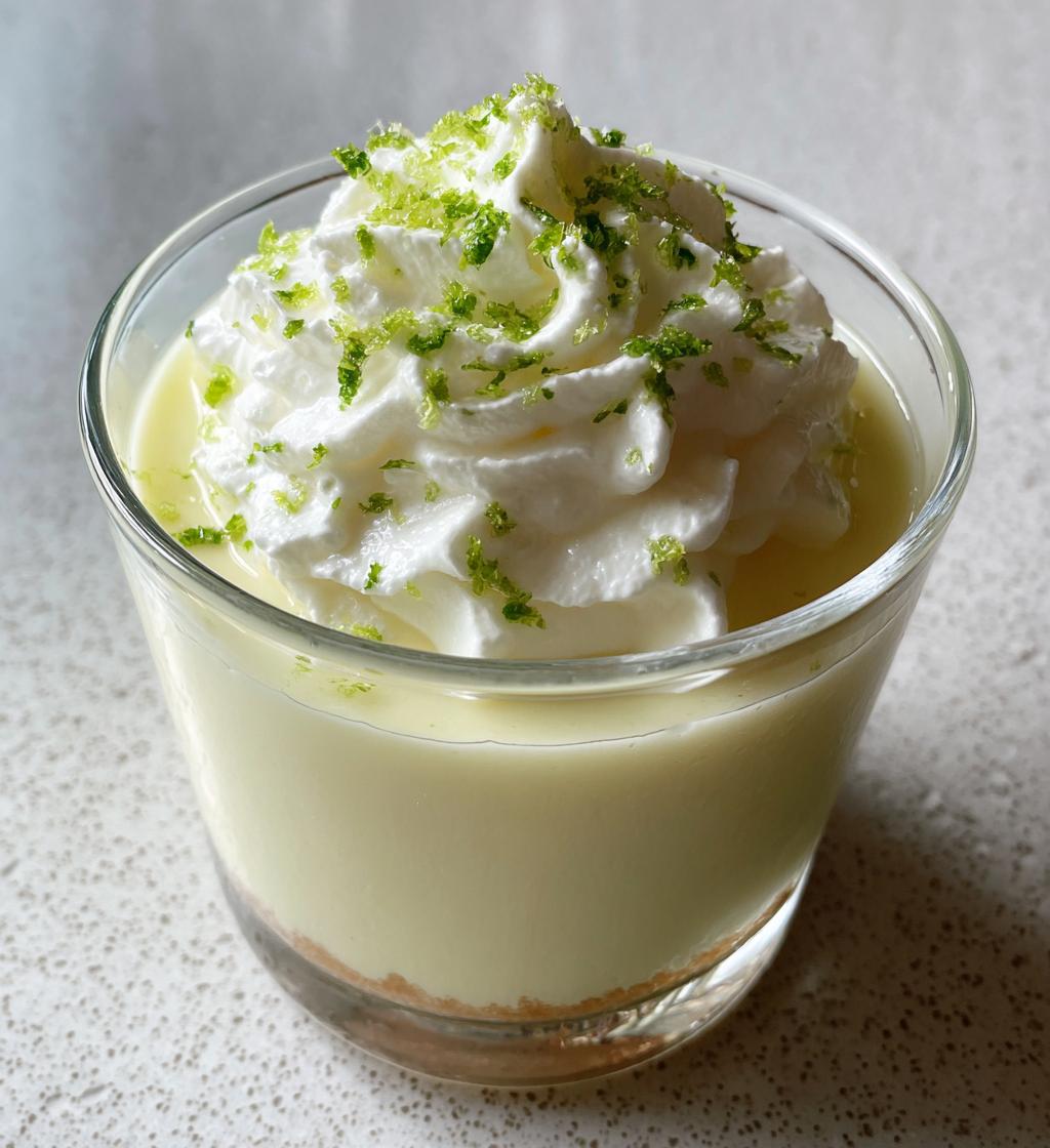 key lime coconut panna cotta - detail 1