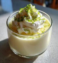 key lime coconut panna cotta