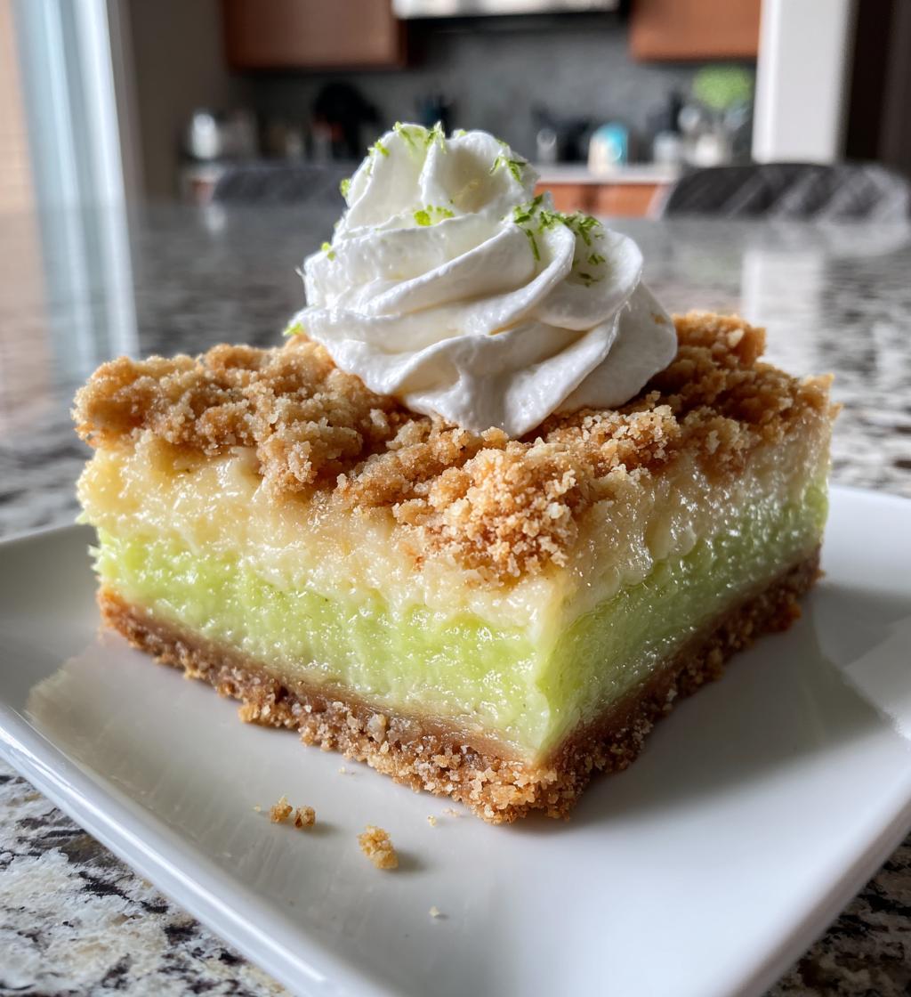 key lime pie bars - detail 1