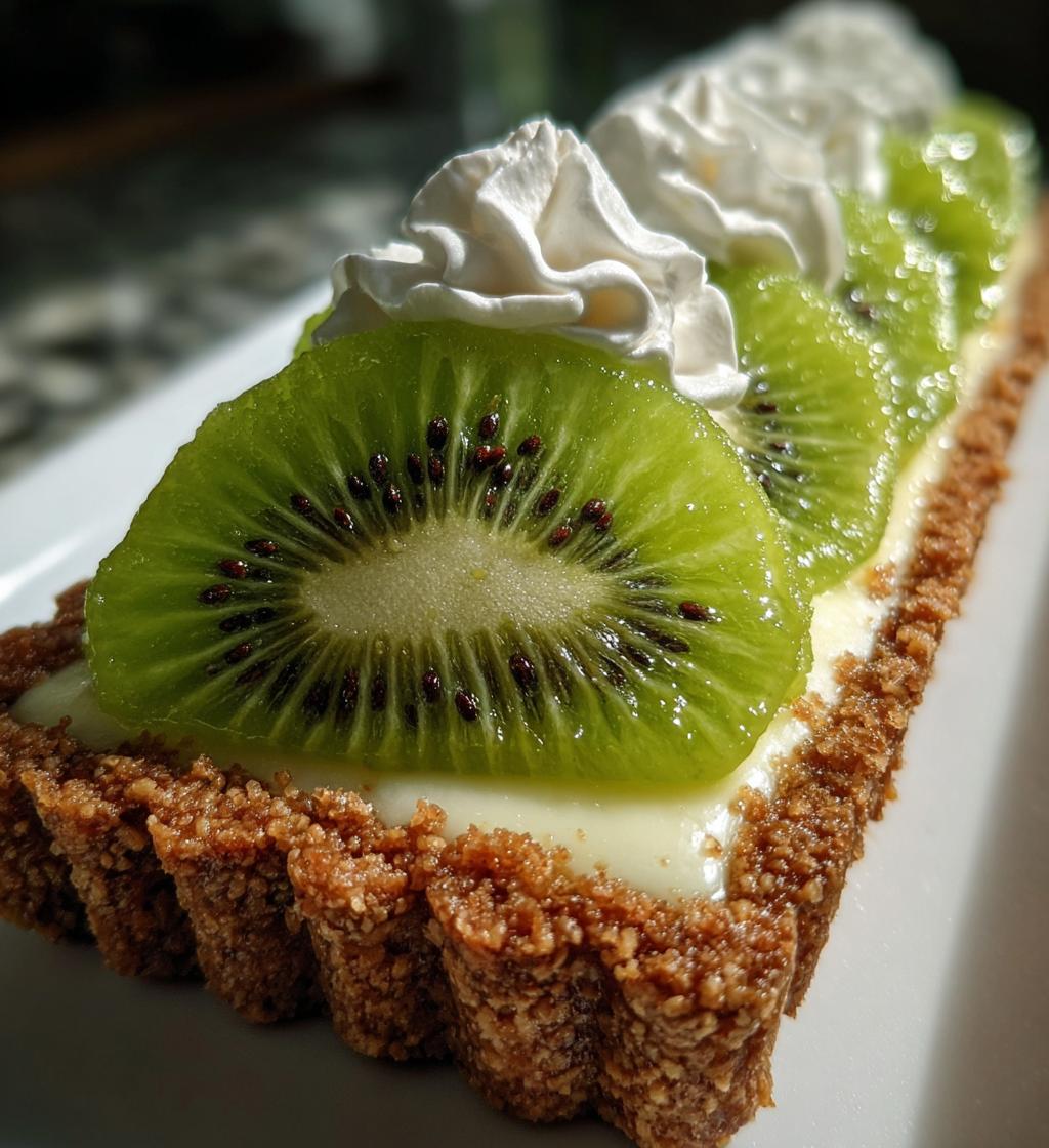 kiwi lime tarts - detail 1