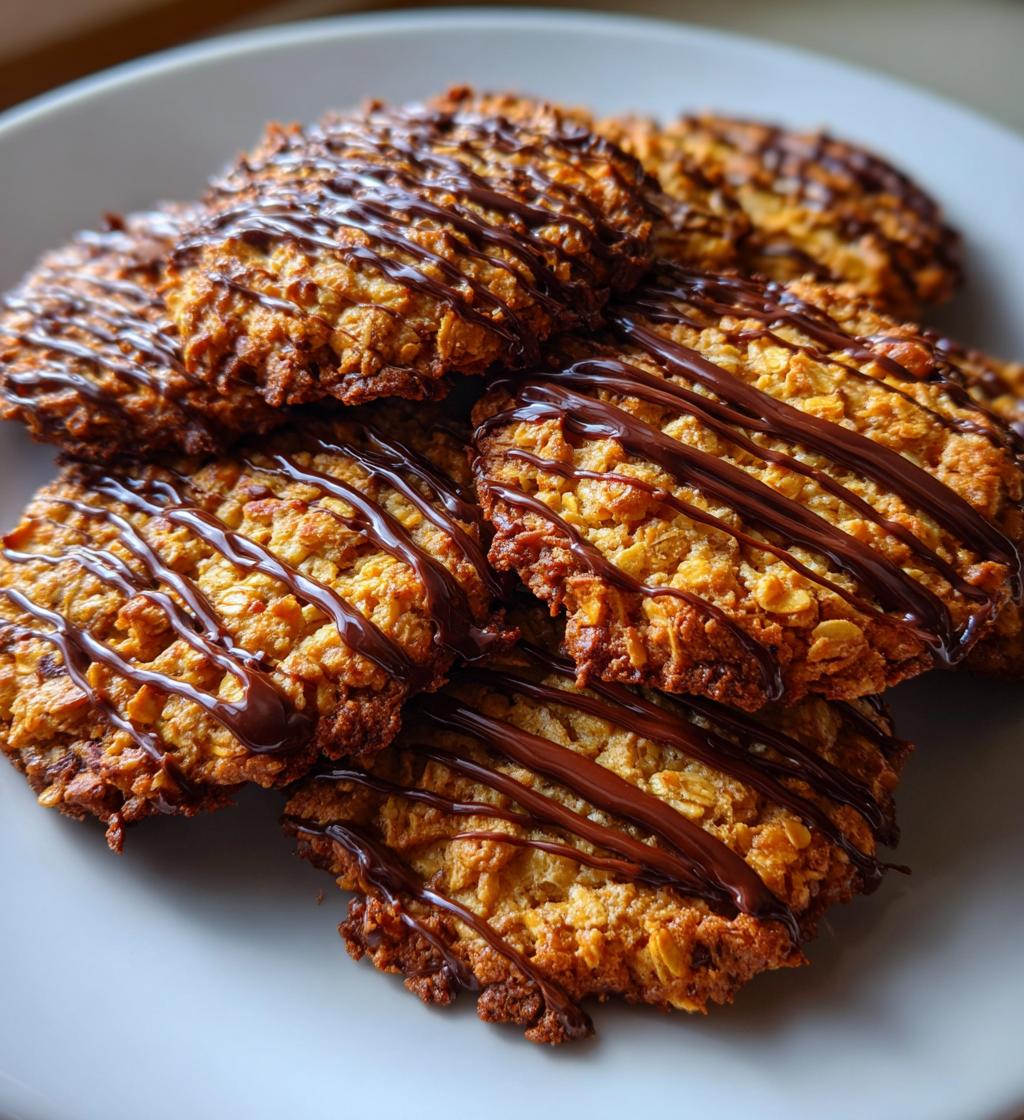 lace cookies with chocolate - detail 1