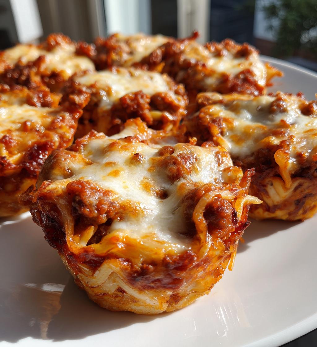 lasagna cups - detail 1