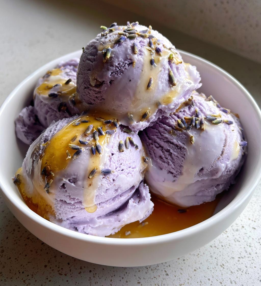 lavender earl grey ice cream - detail 1