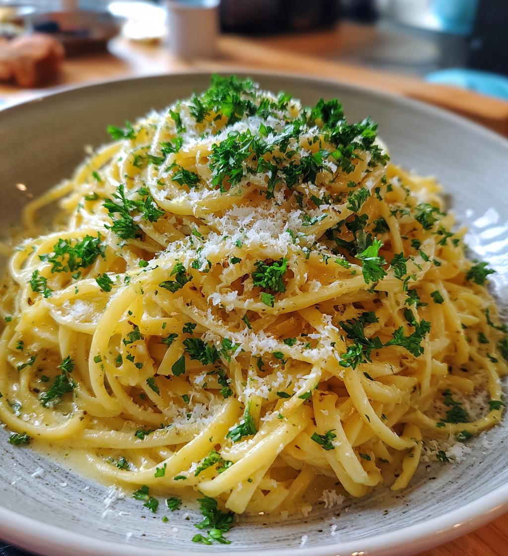 lemon butter linguine