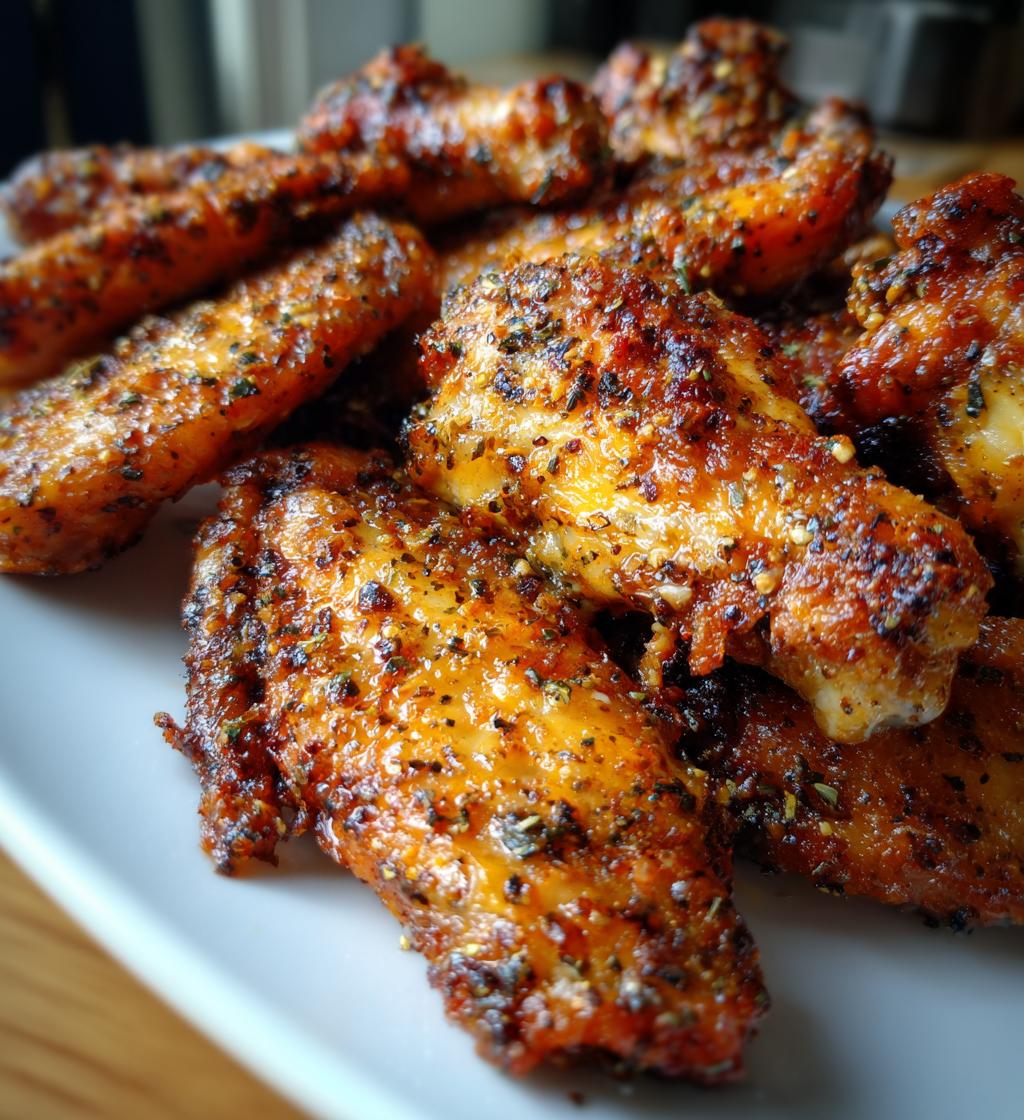 lemon pepper wings - detail 1